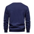 thumbnail image 3 of Yuyuzo Men Golf Shirts Long Sleeve Button Lapel V Neck Pullover Sports Tops Solid Color Patchwork Basic Blouse, 3 of 6
