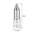 thumbnail image 2 of Unique Bargains G1/8 Grease Fitting Standard Grease Sharp Type Nozzle Zinc Plated Silver Tone, 4pcs, 2 of 3