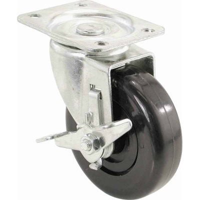 Shepherd Hardware 9858 4 in. Polypropylene Wheel Swivel Plate Caster