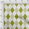 thumbnail image 2 of oneOone Polyester Spandex Light Green Fabric Check Argyle Sewing Craft Projects Fabric Prints By Yard 56 Inch Wide, 2 of 4