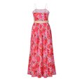 thumbnail image 4 of Kmbangi Summer Flower Print Sleeveless Dress with Detachable Shoulder Strap, 4 of 10