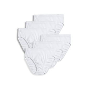 Jockey Women's 100% Cotton Elance Breathe French Cut - 6 Pack
