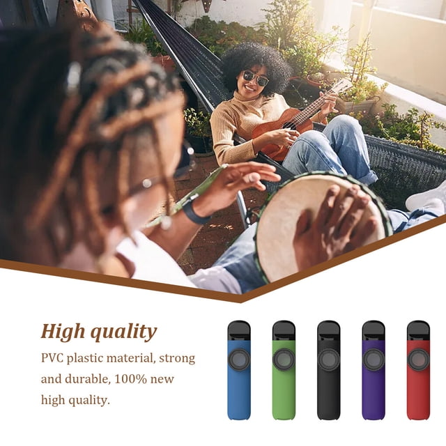 serony Plastic Kazoo Instrument Lightweight ABS Professional Instrument For Beginners Ukulele Accompaniment for Beginners Music Lovers Kids Beginner Blue