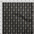 thumbnail image 3 of oneOone Silk Tabby Fabric Paisley Ikat Print Sewing Fabric BTY 42 Inch Wide, 3 of 4