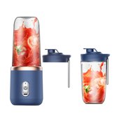 RXIRUCGD Blenders For Shakes And Fruit Juicer USB Rechargeable With 6 Blades Handheld Blenders For Sports Travel And Outdoors