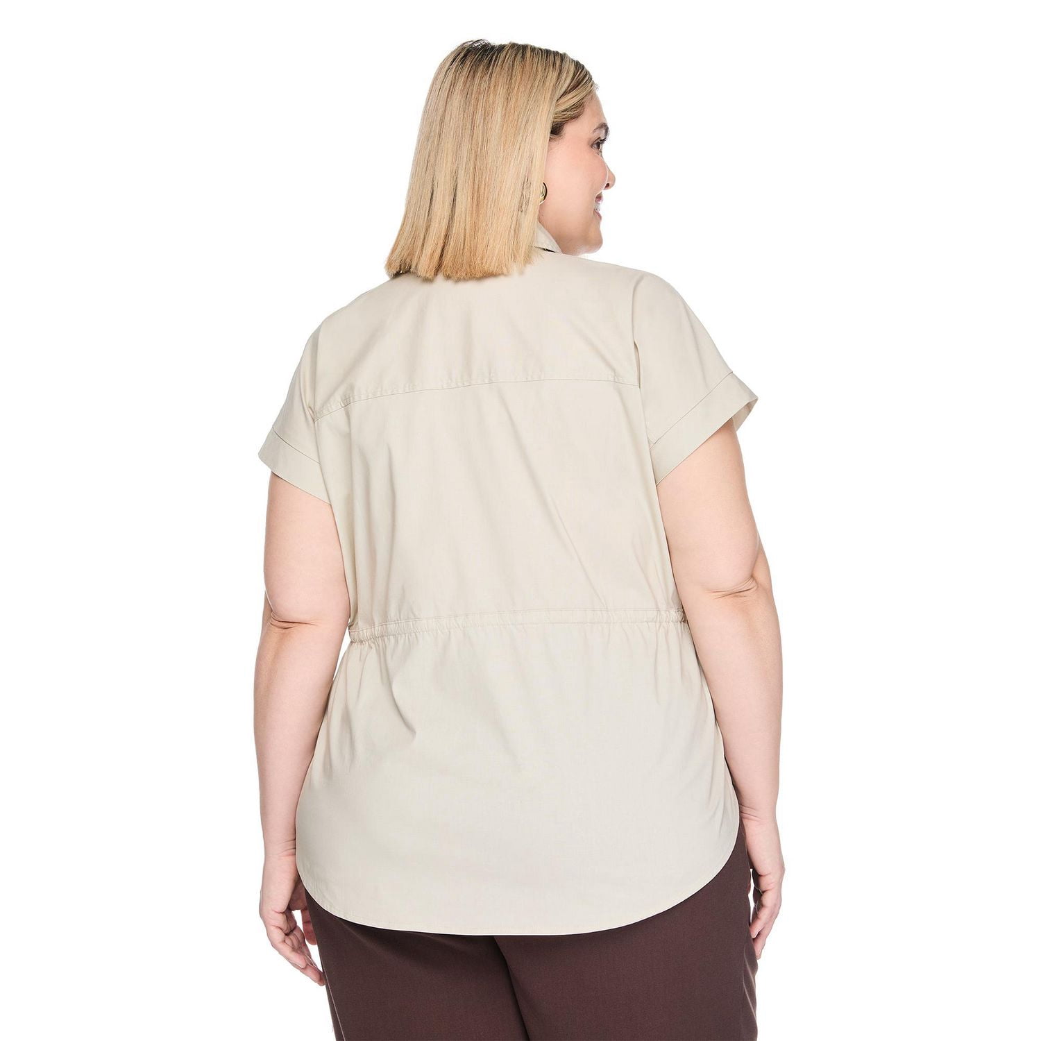 Lane Bryant Women's Plus Cinched Waist Shirt