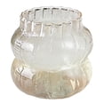 thumbnail image 1 of TIELUTT 3 Styles Glass Cups 650ML/530ML/410ML Drinking Glassware Ripple Glasses for Iced Coffee Acrylic Drinking Glasses Set Lolly Cups Wavy Double Layer Glass Mug Tumbler Glass Cups Dinner Glasses, 1 of 4