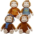 thumbnail image 2 of Curious George Doll Toy Elf Holiday Monkey Stuffed Animal Plush / 30cm, 2 of 4