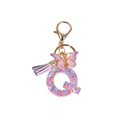 thumbnail image 1 of lionlar Resin Keychain Ornaments Girls English Alphabet Keyring Keychain Q Q, 1 of 9
