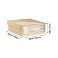thumbnail image 3 of PRETXORVE Flat Sheet Organizer Flat Sheet Organizer Sheet Organizer and Storage Foldable Sheet Organizer Linen Sheet Set Folder with Window, 3 of 6