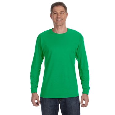 Gildan T-Shirt à Manches Longues en Coton Épais pour Hommes - G540 (Lot de 2)