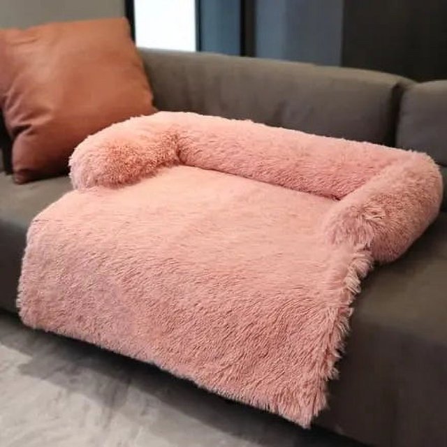 Dog Sofa & Bed Mat - Plush Cover