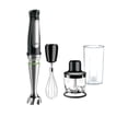thumbnail image 1 of Braun MultiQuick Immersion Hand Blender + 1.5-Cup Food Processor, Whisk, Beaker, MQ7025, 1 of 6