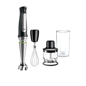 Braun MultiQuick Immersion Mélangeur à main + Processeur d'aliments 1,5-coup, fouet, bécher, MQ7025