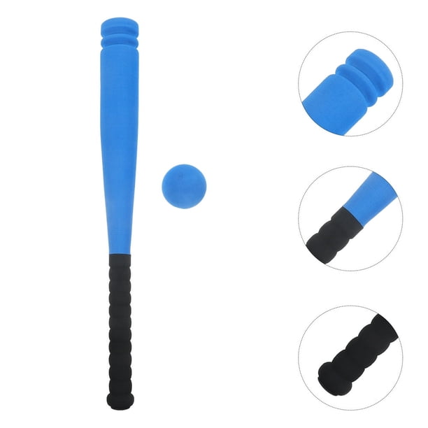 Kit Baseball En Mousse SOLUSTRE – Batte 21,5 Pouces + Balle – Débutants 3-5 Ans – Intérieur/extérieur