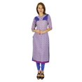 thumbnail image 2 of Phagun Kurti Ethnique Indienne en Coton, Kurta Bollywood de Designer, Tunique Robe pour Femme, 2 of 5