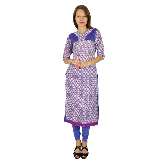 Phagun Kurti Ethnique Indienne en Coton, Kurta Bollywood de Designer, Tunique Robe pour Femme