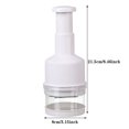 thumbnail image 3 of LEEYNEER Clearance! Garlic Press Food Chopper Vegetable Chopper Onion Chopper Garlic Chopper Hand Chopper for Vegetables Handheld Veggie Chopper Nut Chopper Chopper Vegetable Cutter Dishw, 3 of 4