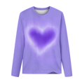 thumbnail image 4 of Long Sleeve Pullover Shirt for Boys and Girls, Soft Polyester-Spandex Blend, Round Neck, Fashionable Printed Design, Lightweight Layering Top, Suitable for Spring Winter Casual Wear, 4 of 5