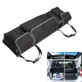 thumbnail image 1 of Car Rear Seat Storage Hanging Bag Backseat Trunk Organizer Hanging Organizer Foldable Cargo Storage Bag  Adjustable Strap Durable  Fit for Most Vehicles, 1 of 9