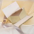 thumbnail image 3 of European Style Wedding Candy Box Packaging Box Paper Box Premium Candy Gift Box with Ribbon and Wooden Ring for Wedding Party, 3 of 3