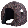 thumbnail image 3 of Costway Portable Hunting Blind Pop Up Ground Camo Enclosure Weather Resistant, 3 of 9
