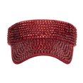 thumbnail image 4 of GDREDA Baseball Casquette Mode Femmes Imprimé Léopard Sun Visière de Baseball Rouge, Taille Unique, 4 of 4