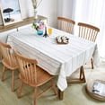 thumbnail image 3 of Fall Sunflower Vinyl Tablecloth Rectangle Plastic PVC Oilcloth Tablecloths Wipeable Table Cloth Cover for Foot Folding Tables Kitchen Dining Room Table Crafting x, 3 of 7