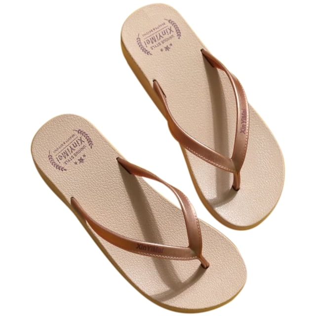 Flip Flops Thick Non-slip Fashion Beach Sandals Summer Slippers for Woman & Lady