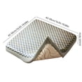 thumbnail image 3 of Coussin de Siège Réversible Double Face en Soie Glacée, Coussin Rafraîchissant d'Été et d'Hiver Chaud et Doux, Respirant à Haute Résilience, Coussin Toutes Saisons pour Chaise de Bureau, Maison, Sofa, Siège d'Auto, Usage Quotidien, 3 of 6