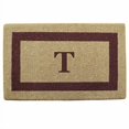 thumbnail image 2 of Nedia Home 02023T Single Picture - Brown Frame 22 x 36 In. Heavy Duty Coir Doormat - Monogrammed T, 2 of 4