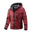 thumbnail image 5 of DPTALR Veste de Costume de Vol pour Hommes Réversible à Capuche en Manteau d'Hiver Chaud, 5 of 5