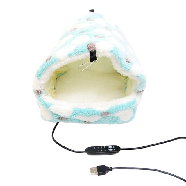 Heated Hanging Bird Shelter For Parrots Conures And Small Birds Outdoor Winter Warm Cozy Adjustable Temperature Control Chew Proof Design