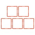 thumbnail image 4 of Agility Rings, 5Pcs 16.7x16.7x0.47in PP Multifunctional Quadrilateral Agility Training Rings Agility Training Equipment with Carrying Strap and Clip for Basketball, Football, 4 of 7