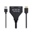 thumbnail image 3 of axGear 4K HDMI Splitter 1 in 2 Out with Power USB Cable for Monitor Support 3D Full HD, 3 of 8