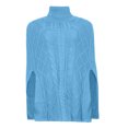 thumbnail image 4 of EGNMCR Chandails pour Femmes Mode Décontractée Manches Longues Imprimé Col Rabattu Fermeture Éclair Chandail en Molleton Hauts Blouse, Cadeaux pour Femmes, 4 of 6
