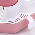 thumbnail image 2 of Multifunctional Rotatable Hot Pot Assortment Home Kitchen Drain Basket Wash Basin Vegetable Assortment Pink, 2 of 7