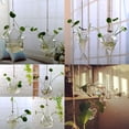 thumbnail image 2 of Hanging Glass Flowers Plant Vase Bottle Terrarium Container Home Garden Decors, 2 of 5