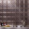 thumbnail image 5 of FASÄDE Traditional Style 10 Decorative Vinyl Backsplash Panel in Brushed Nickel (6X6 Inch Sample), 5 of 5