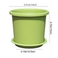 thumbnail image 3 of Danhjin Plastics Plant Pots Simply Style Plastic Flower Pot Multi-season Flower Pot Flower Pots, 3 of 6