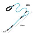 thumbnail image 2 of Dog Leash Reflective Nylon Double Handles Pet Walking Leash Dog Training Leash, 2 of 10