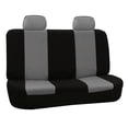 thumbnail image 3 of FH Group Car Seat Covers Full Set Cloth - Universal Fit Automotive Seat Covers, Solid Back Seat Cover, Washable Car Seat Cover for SUV, Sedan and Van with Floor Mat, 3 of 10