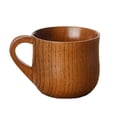 thumbnail image 1 of Japanese Style Wooden Drinking Cup Natural Unique Mug For Hot And Cold Beverages, 1 of 5
