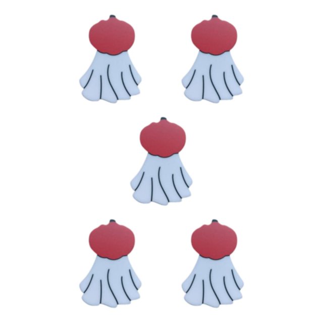 relayinert Délicat Complexes Fantômes Émail Broche Chic Élégante Broche Classique Intemporel Halloween Fantômes Émail B 5Set