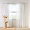 thumbnail image 1 of Bouclair Clear Alena Sheer Curtain 52x96 in (132x244 cm), 1 of 4
