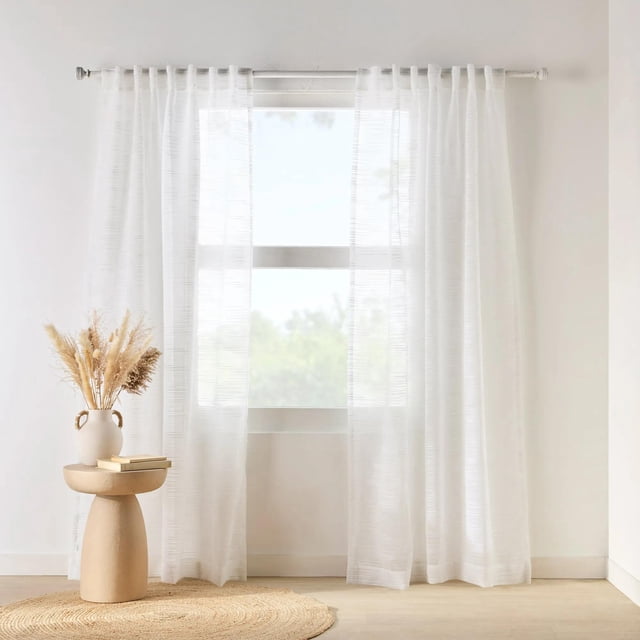 Bouclair Clear Alena Sheer Curtain 52x96 in (132x244 cm)