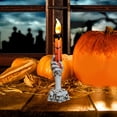 thumbnail image 4 of Skeleton Halloween Decoration Halloween Candle Lamp Candlestick Table Lamp Halloween Decoration Props Skeleton Hand Lamp Halloween Night Ghost Hand Lamp Jewelryghost Halloween Decorations, 4 of 6