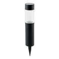 thumbnail image 1 of Mainstays Plastic Solar Landscape Black Round Bollard Pathway Light, 1 of 7