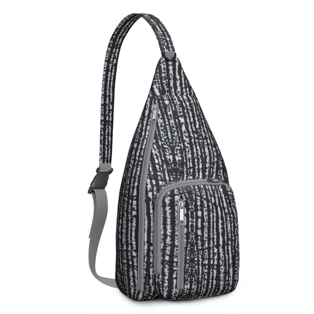Modern Art Sling Backpack - Museum-Worthy Print Crossbody Bag, Fashion Forward Design