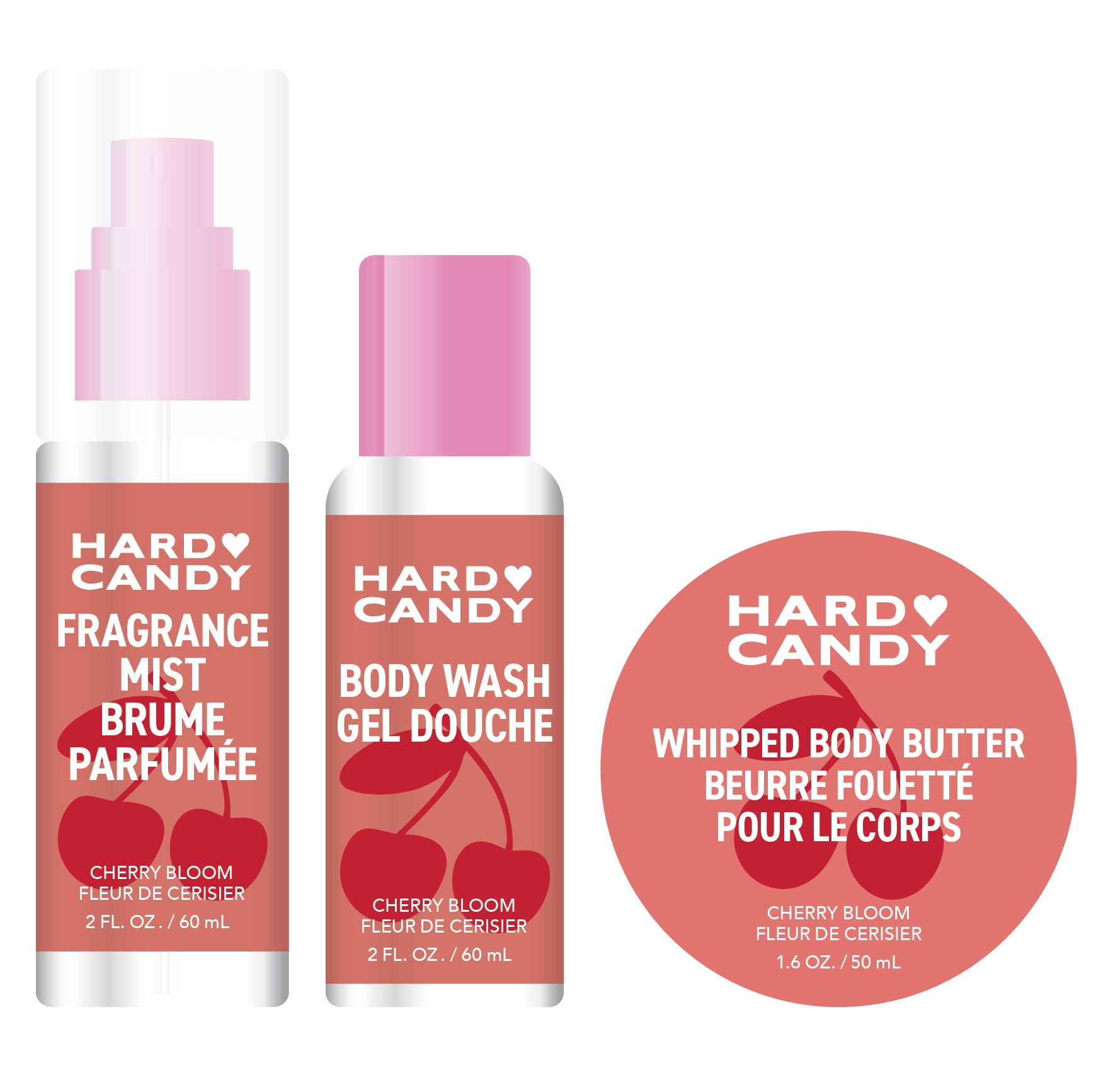 Hard Candy Coffret-Cadeau Bain Douche Cherry Bloom